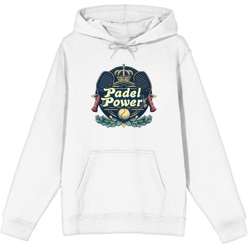 Padel Tennis "Padel Power" Adult Long Sleeve Hoodie - image 1 of 2