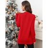 Coolmee Sweaters for Women Fall Fashion Fashion Long Sleeve Crewneck Pullover Knit Sweater Tops - 4 of 4