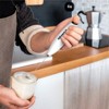 PowerLix Milk Frother Handheld Battery Operated Electric Whisk Foam Maker For Coffee With Stainless Steel Stand Included - 3 of 4