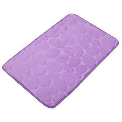 Unique Bargains Bathroom Rugs Polyester Bath Mat Machine Washable ...