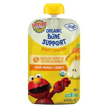 Earth's Best Bone Support Pear, Mango and Carrot Baby Meals - 4oz