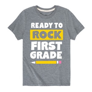 Boys' - Instant Message - Ready to Rock First Grade Short Sleeve Graphic T-Shirt - 1 of 4