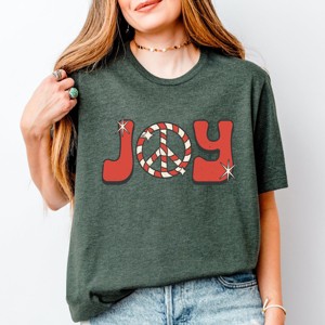 Simply Sage Market Joy Peace Sign Short Sleeve Tee - 1 of 4