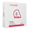 Universal Slant D-Ring View Binder, 3 Rings, 3" Capacity, 11 x 8.5, White - 2 of 4