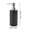 Unique Bargains Simple Cylindrical Soap Pump Dispenser for Bathroom 300ml 1 Pc - 4 of 4