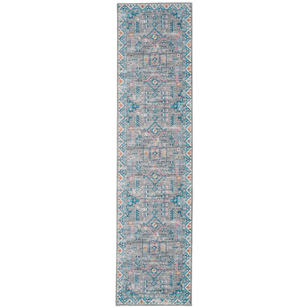  Washable Barron Rug Gray/Green