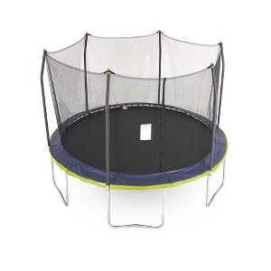 Skywalker Trampolines 13' Round Trampoline Combo with Spring Pad - Blue/Yellow - 1 of 4