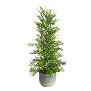 HomeStock  2.25 ft. Artificial Tree in Planter for Indoor/Outdoor - 1 of 4