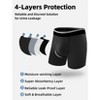 TIICHOO Washable Incontinence Underwear for Men Daily Use Leak Proof Underwear Boxer Briefs 3 Pack - 4 of 4