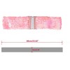 Allegra K Women's Stretchy Wide Waist Belts Interlock Buckles Shinny Sequins Decor Belts for Dresses 2 Pcs - 3 of 4