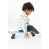 Organic Cotton Sweatshirt | Green Checkered | Charlie Lou Baby - 3 of 4