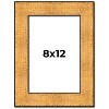 PosterPalooza | Photo Size Embellished Gold Picture Frame - UV Acrylic, Foam Board Backing, Hanging Hardware - 2 of 4