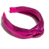 Shiraleah Metallic Knotted Headband, Magenta - 2 of 4