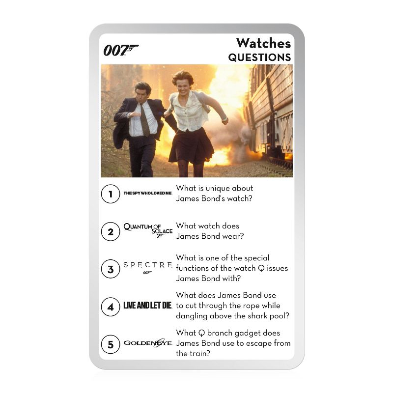 Top Trumps James Bond Every Assignment Card Game, 3 of 5