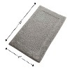 Knightsbridge Naples 220 GSF Non Skid Back Bath Rug 17 x 24 - 2 of 4