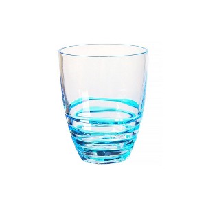 Swirl Acrylic Glasses Drinking Set of 4 DOF (15oz), Plastic Drinking Glasses, BPA Free Cocktail Glasses, Drinkware Set, Drinking Water Glasses - 1 of 1