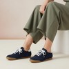 CUSHIONAIRE Tick Tock Women's Genuine Leather Lace-Up Casual Sneaker – Retro-Inspired Walking Shoe with Gum Rubber Outsole, Cushioned Arch Support - 4 of 4