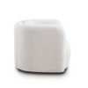 Accent Square Sofa Chair,Boucle Fabric Upholstered Single Cloud Couch Chair,Japandi Style Armchair for Living Room,1 Seater Sofa - 3 of 4