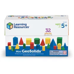 Learning Resources Mini GeoSolids Shapes Set