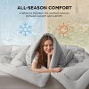 Bedsure Comforter Duvet Insert - Quilted Comforters Queen Size, All Season Duvet, Down Alternative Bedding, with 8 Tabs, Gifts for Women/Men, White,Qu - 4 of 4