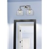 Bell - 2 Light Bath Vanity In Industrial Style-12 Inches Tall and 19 Inches Wide - 2 of 4