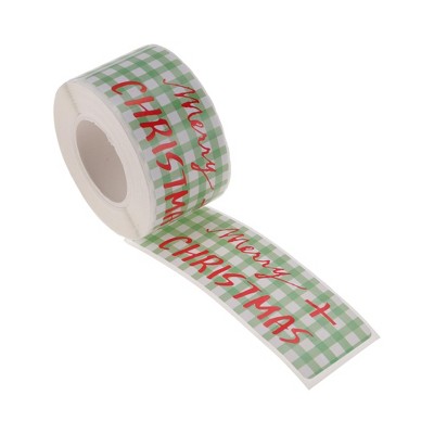 Unique Bargains Christmas Stickers for Ceramic Glass Metal Paper Plastic Peel Holiday Phrases 1 Pcs