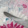 Modern Floral Rug Washable Area Rug Farmhouse Living Room Bedroom Rug Carpet - 4 of 4
