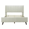 Queen/Full/Twin Size Upholstered Wood Platform Bed-ModernLuxe - 4 of 4