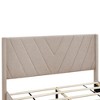NicBex Queen Size Linen Upholstered Platform Bed with 3 Drawers for Adults/Boys/Girls - 4 of 4