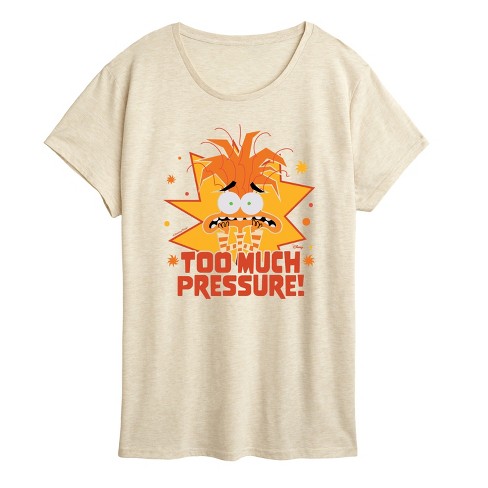 Women's - Inside Out 2 - Anxiety Too Much Pressure Short Sleeve Graphic T-Shirt - image 1 of 3