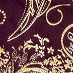 metallic purple / gold
