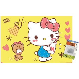 Trends International Hello Kitty: 25 Snack Time - Milk Unframed Wall Poster Prints - 1 of 4