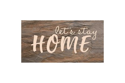 J&V TEXTILES 20" x 39" Comfort Collection Anti-Fatigue Kitchen Floor Mat (Let's Stay Home)