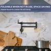 WOWOW Wall Mounted Pot Filler with 2-Handle - 3 of 4