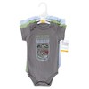 Hudson Baby Unisex Baby Cotton Bodysuits, Bugs 3-Pack - image 2 of 4