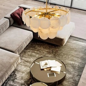 27inch Natural Marble Living Room Chandeliers - 1 of 4