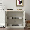 Okak Stylish Acrylic Magnetic Doors Storage Cabinet with Adjustable Shelves,Decorative Sideboard Accent Cabinet for Living Room,Hallway - 2 of 4