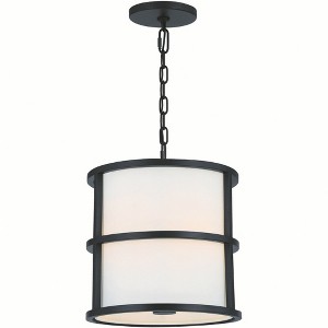 Crystorama Lighting Holton 3 - Light Pendant in  Matte Black - 1 of 4