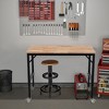 Okak 48/60IN Industrail Heavy-Duty Standing Desk, Adjustable Computer Desk with Rubber Pads/Wheels, Office Desk for Living Room, Study, Office - 2 of 4