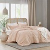 510 Design Full Porter Soft Washed Pleated Comforter Set Blush - 4 of 4