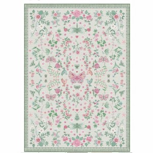 Fulvari Area Rugs,Washable Floral Area Rugs, Non-Slip and Stain Resistant Soft Throw Indoor Carpet for Dining Room Kitchen Home Decor - 1 of 4