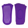 Unique Bargains Women's Non-Slip Yoga Pilates Barre Ballet Five Toe Socks with Grips - 4 of 4