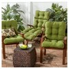 Kensington Garden 2pc 21"x21" Outdoor Seat and Back Cushion Set - 3 of 4