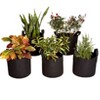 The Lakeside Collection 7 Gallon Grow Bags Set Of 5 With Built In Handles - 2 of 3