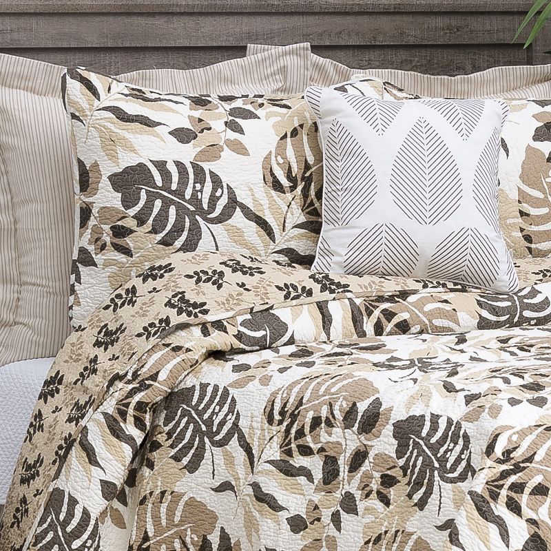 C&F Home Silhouette Palm Cotton Quilt Set  - Reversible and Machine Washable, 2 of 10