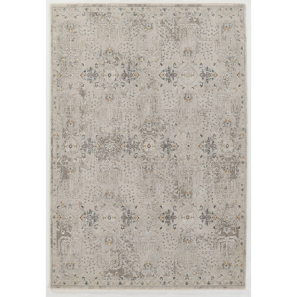 Photos - Area Rug Momeni 7'10"x10'10" Morgan Irene Abstract Machine Loomed  Gray: Indoor Low Pile Polyester Rectangle Rug 