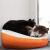 Pet Dog Bed Soft Warm Fleece Puppy Cat Bed Dog Cozy Nest Sofa Bed Cushion For S/M Dog - 4 of 4