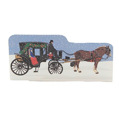 Cats Meow Village 2.0" Horse Drawn Carriage Ride Christmas 2021 Frankenmuth Mi  -  Decorative Figurines