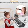 Angel Sar 61-Key Electronic Keyboard Piano, Portable Digital Music Keyboard with Microphone, 16 Tones 10 Rhythms, Musical Instrument - 4 of 4