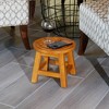 Vynxaria Carved Wooden Step Stool ¨C Whimsical Designs for Fun & Functionality - 3 of 4